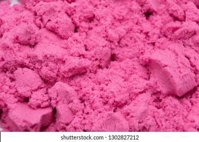 Photo Close Up Kinetic Sand Pink, Texture