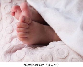 Photo of close-up baby feet
