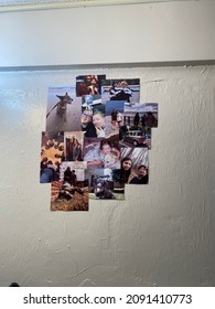 Photo Collage Wall Example Dorm Room