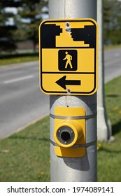 Photo Of Cross Walk Button. 