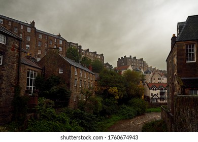 Photo Of Dean Village At Edinburgh Scotland After A Rain / 08 Aug 2019