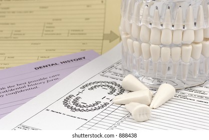 Photo Of Dental Forms And Dental Model