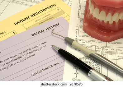 Photo Of Dental And Insurance Forms - Medical Related