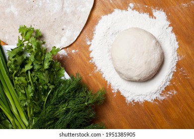 photo dough flour azerbaijan cuisine