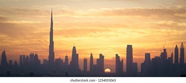 Photo of Dubai during sunset
