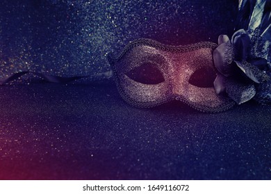 Venetian Mask Black Background High Res Stock Images Shutterstock