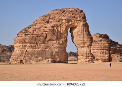 Photo Of Elephant Rock Landscape In Al-Ula. Madinah, Saudi Arabia, 9 October 2020