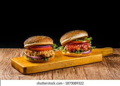 Photo of fast food fried chicken burger - Powered by Shutterstock