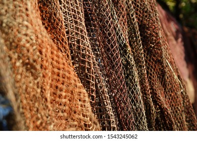 Photo Of Fish Net Hanging And Being Dried