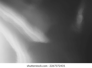 photo flash light on glossy silver foil material creating cool light reflection overlay. background with scratches. - Shutterstock ID 2267372431