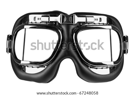 Photo of flying goggles isolated on a white background with clipping path. Stock photo © 