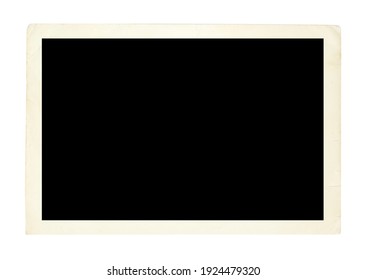 photo frame card isolated on the white backgrounds - Shutterstock ID 1924479320