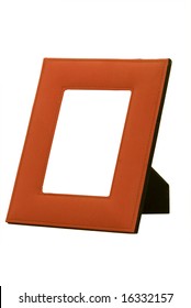 Photo Frame With Isolated White Background, And Middle Removed For Addition Of Photo