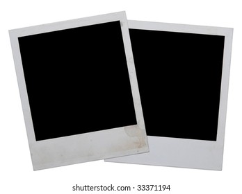 photo frames isolated on white - Shutterstock ID 33371194