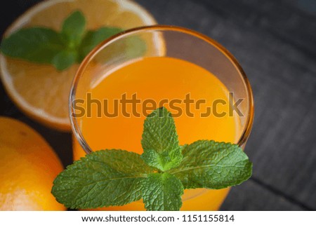 Similar – Peach, Lemon Balm and White Wine Punch