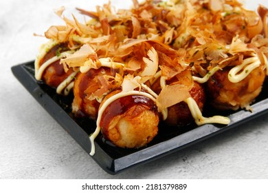 Photo Of Freshly Cooked Takoyaki Balls.