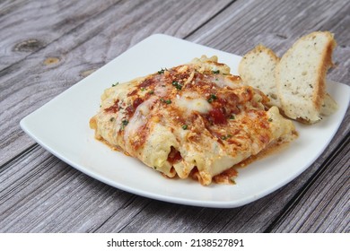 Photo Of Freshly Made Baked Lasagna.