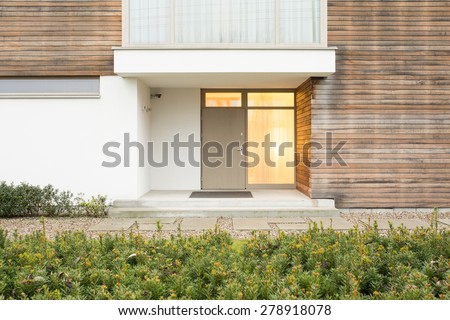 Similar – Image, Stock Photo House front with entrance door