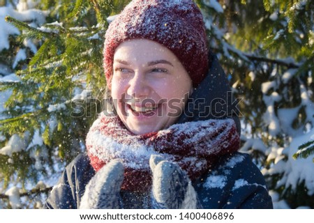 Similar – Foto Bild Schnee macht glücklich !