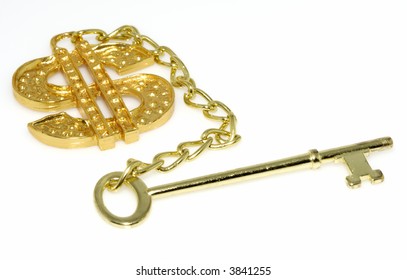 Photo Gold Key Dollar Sign Success Stock Photo 3841255 | Shutterstock