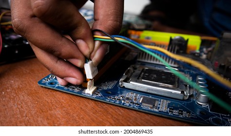Photo graph of  processor fan socket