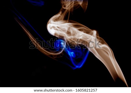PHOTO GRAPH OF SMOKE AGAINST BLACK BACKGROUND