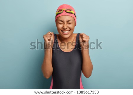 Similar – Image, Stock Photo chilling Athletic