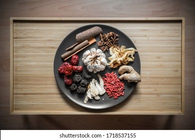 A photo of herbs and spices needed to make Bak Kut Teh, a beloved Malaysian Chinese comfort food; perfect for weathering cold days. 