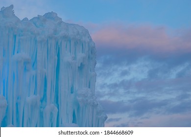 Photo Of Ice Castles, Midway, Utah.