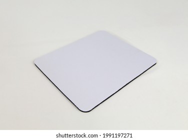 Photo Of Isolated Blank Mousepad On White Table Good For Mockup