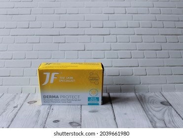 Photo Of JF Sulfur Derma Protect Blue Soap, Bath Soap For Skin Care And Health, Batam, Kepulawan Riau, September 11, 2021