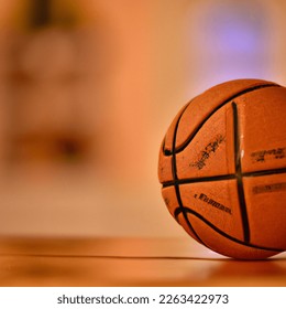 Photo of large basketball background