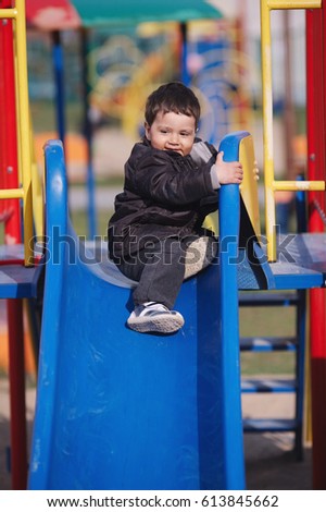 Similar – Image, Stock Photo Baby fun Joy Happy