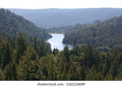 Photo of Loch Lomond  reservoir in Santa Cruz California