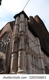 Photo From A Lower Angle Taken On St Pietro Cathedral In Bologna