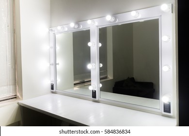 Photo Of The Mirror In The Make-up Room