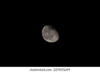 photo of moon in fase waning gibbous