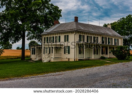 Photo of the Mumma House, Antietam National Battlefield, Maryland USA