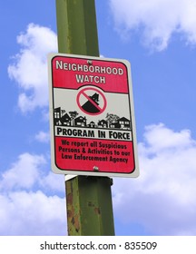 A Photo Of A Neighborhood Watch Sign