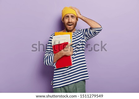 Similar – Image, Stock Photo face-book Face Human being