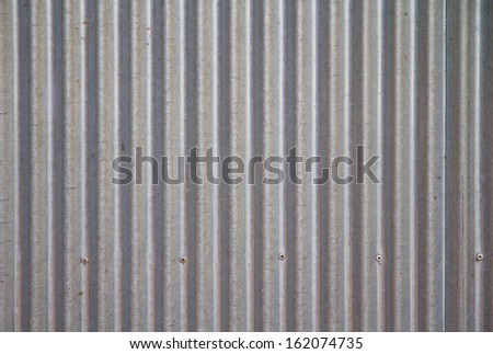 a photo of old corrugated metal for  texture or background