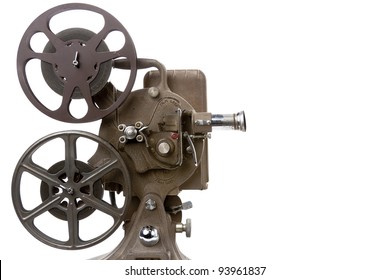 photo of an old movie projector