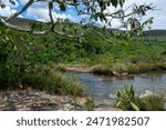 Photo of one of the most beautiful regions in Brazil, the Chapada dos Veadeiros, the Cerrado with thousands of waterfalls