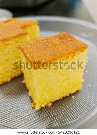 photo of orange cake span