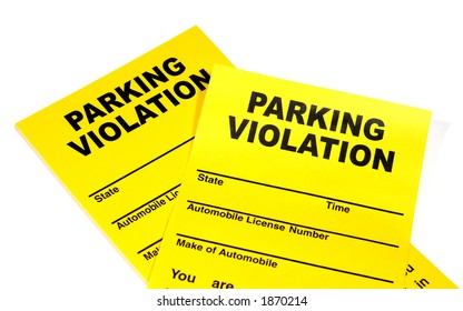 Photo Of Parking Violation Tickets