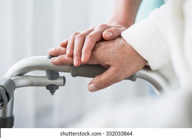 Photo of professional healthcare and support at nursing home