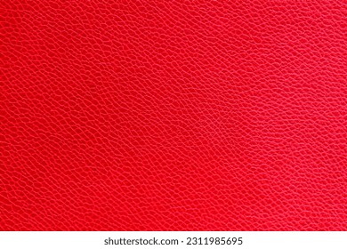 Photo red leather texture background - Shutterstock ID 2311985695