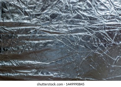 Photo Reflector Surface Texture, Shiny Silver Metallic Background