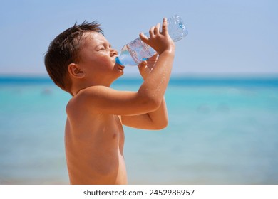 Photo of relaxing vacation in Egypt Hurghada drinking water on sun - Powered by Shutterstock