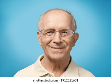 Photo Of Retired Old Man Smile And Posing